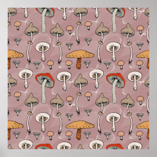 Mushrooms poster