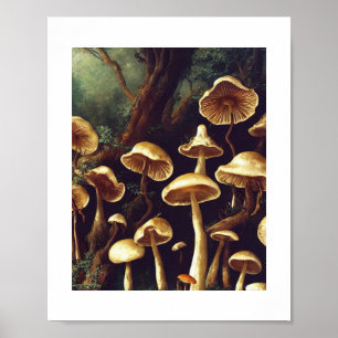 Mushrooms Poster