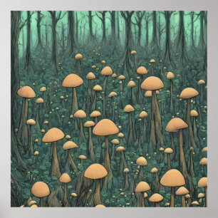 Mushrooms poster