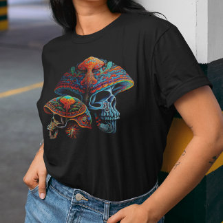Mushrooms Skulls T-Shirt