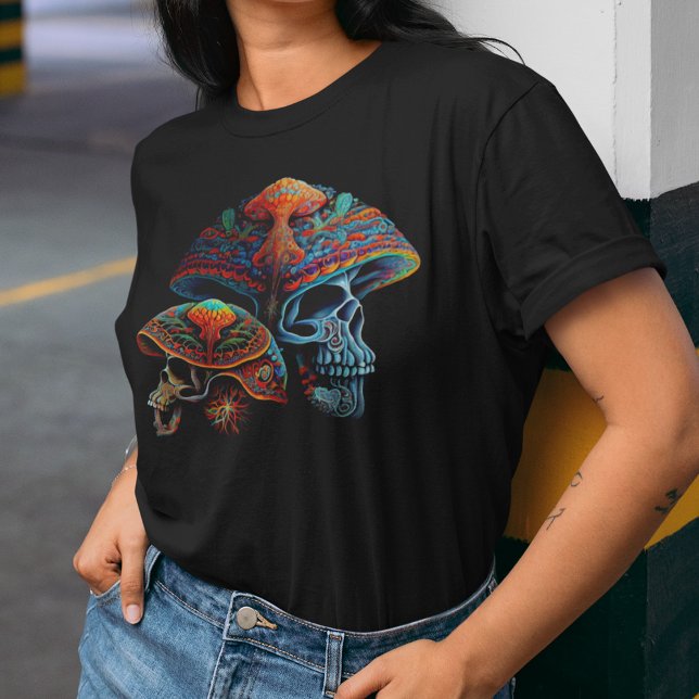 Mushrooms Skulls T-Shirt (Creator Uploaded)