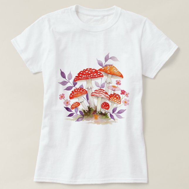 Mushrooms T-Shirt (Design Front)