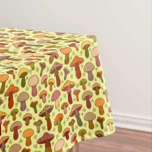Mushrooms  tablecloth