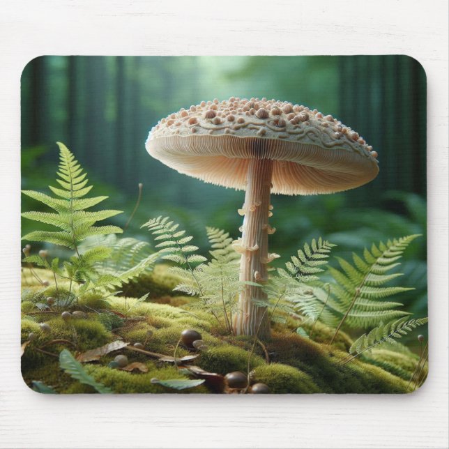 Mushrooms, toadstools, fungi mouse mat (Front)