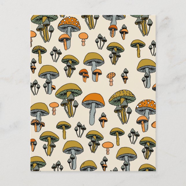 Mushrooms vintage pattern (Front)