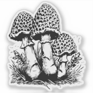 Mushrooms vinyl sticker