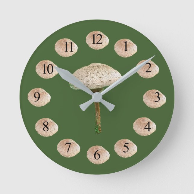 Mushrooms  Wall Clock (Front)