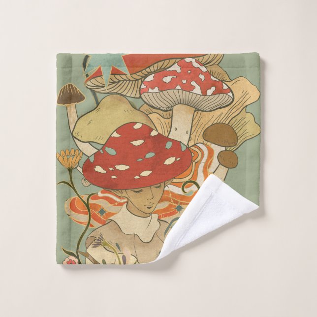 mushrooms wash cloth (Wash Cloth)