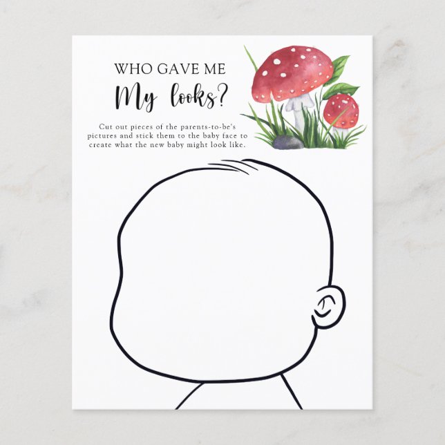 Mushrooms Who gave me my looks game (Front)