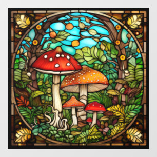 Mushrooms Window Cling
