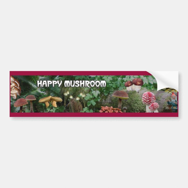 Mushroomscape Bumper Sticker (Front)