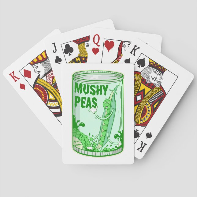 Mushy Peas Playing Cards (Back)