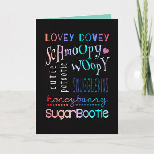 Mushy Schmoopy Valentines Holiday Card