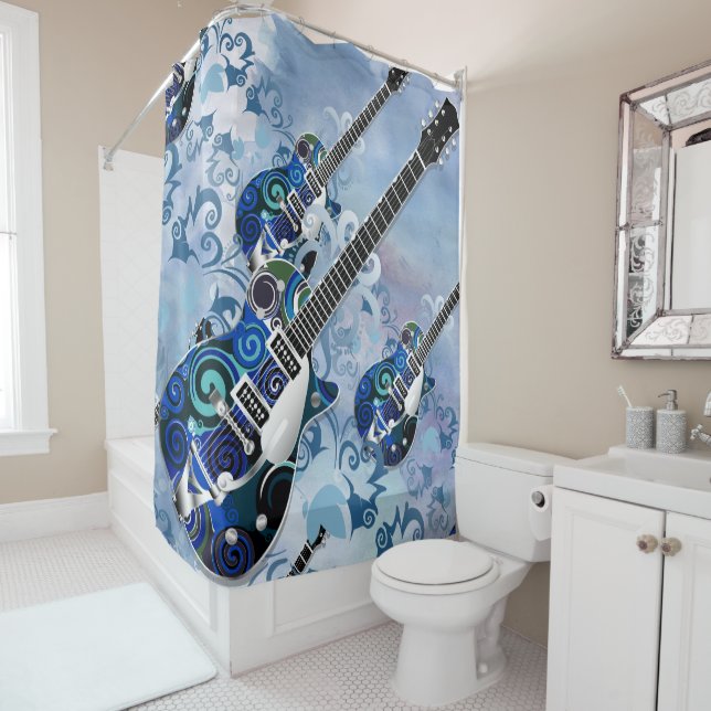 Music 11 Shower Curtain (In Situ)