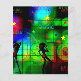 music-163256 BRIGHT NEON LIGHTS COLORS MUSIC DANCI Flyer