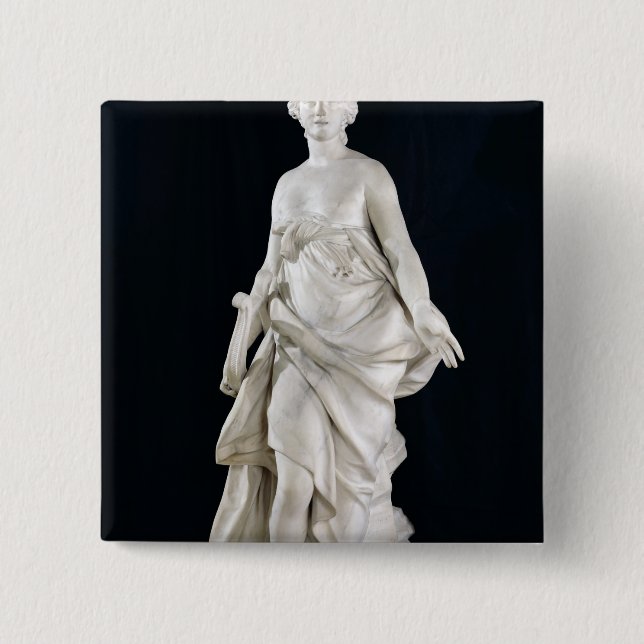 Music, 1757 15 cm square badge (Front)