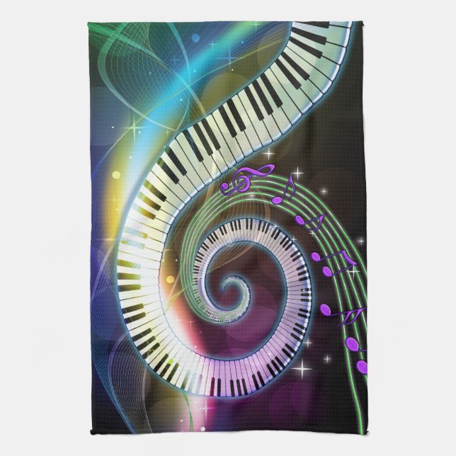Music 1 Kitchen Towels (Vertical)