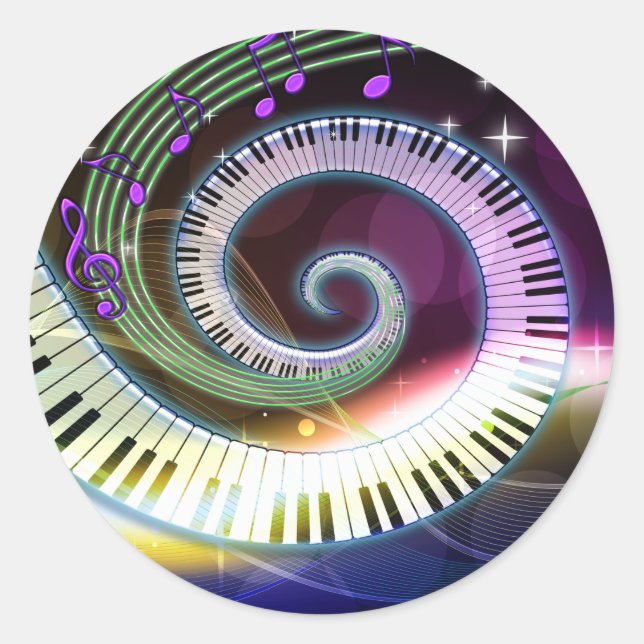 Music 1 Stickers (Front)