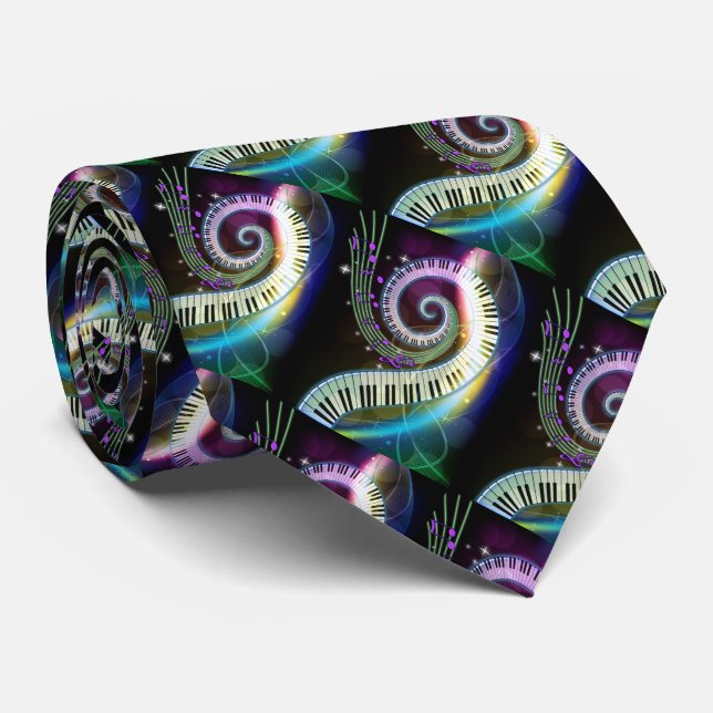 Music 1 Tie (Rolled)