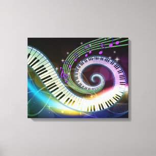 Music 1 Wrapped Canvas