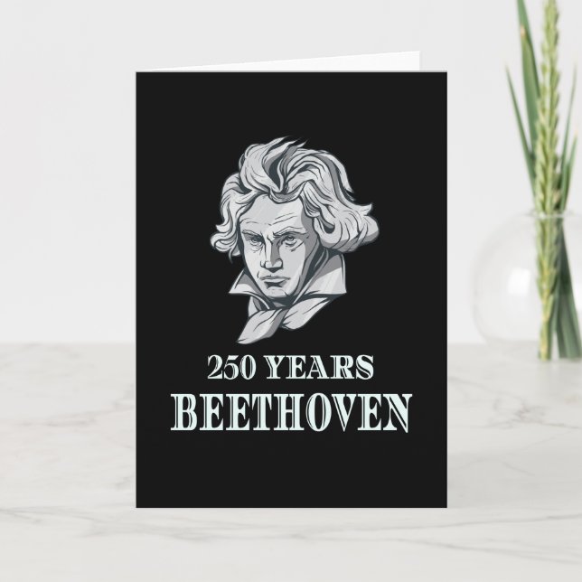 Music - 250 Years Of Ludwig van Beethoven Card (Front)