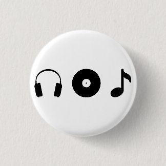 Music 3 Cm Round Badge