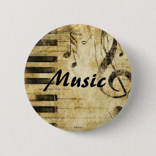 Music 6 Cm Round Badge