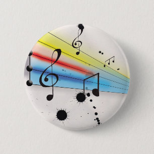Music 6 Cm Round Badge
