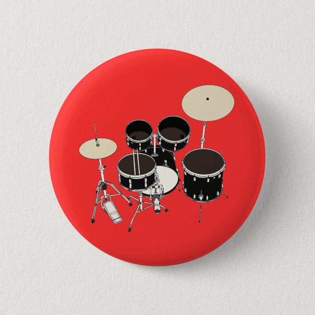 MUSIC 6 CM ROUND BADGE (Front)