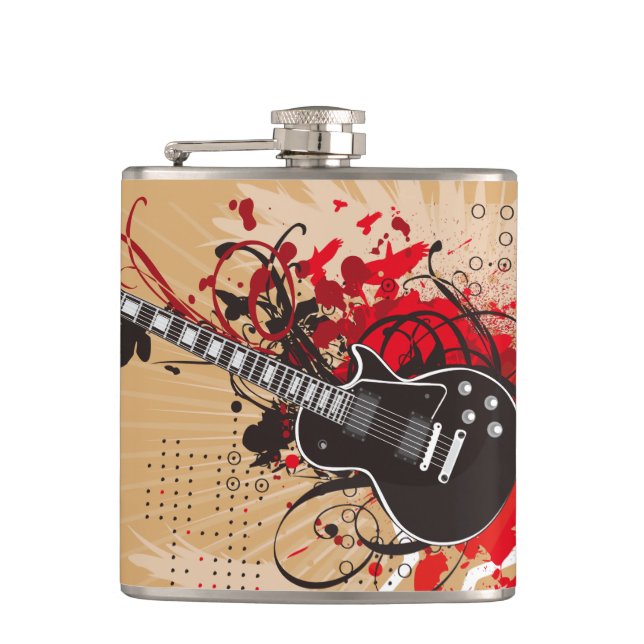 Music 9 Wrapped Flask (Front)