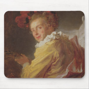 Music, a portrait of Monsieur de la Breteche Mouse Mat