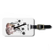 Music Addict Luggage Tag