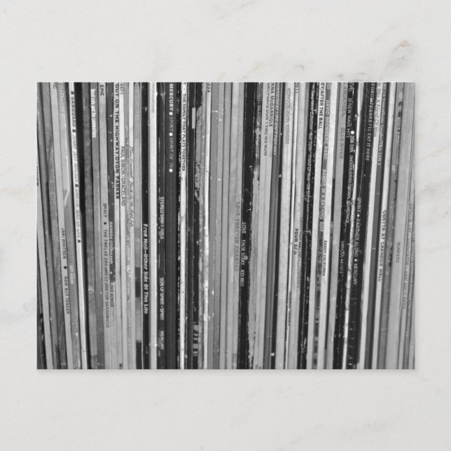 Music Albums/LP’s Postcard (Front)