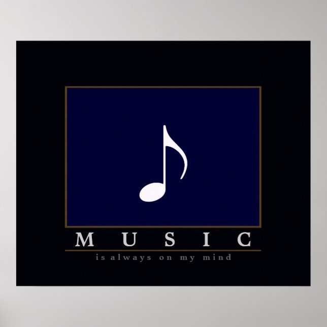 music always on my mind poster (Front)