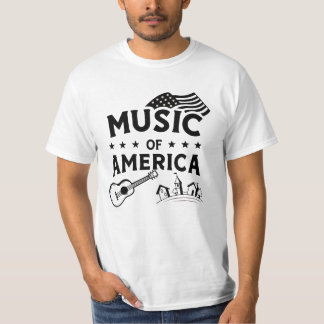 Music America unique t-shirt design