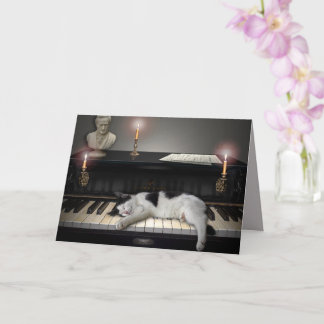 Music and Cats Card