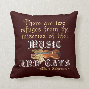 Music and Cats Cushion