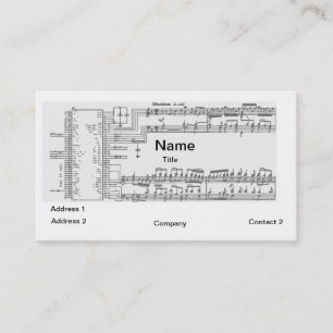 Music and Circuits Business Cards