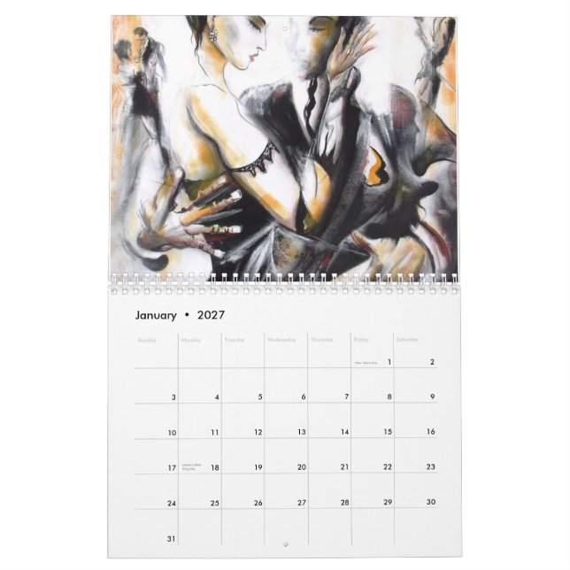 Music and dance in the city calendar (Jan 2027)