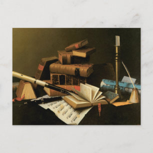 Music and Literature Postcard