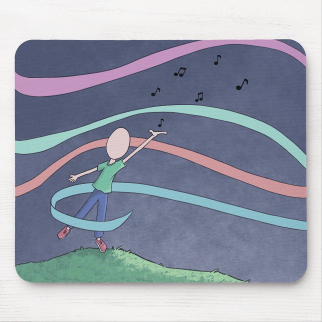 Music and Melody Mouse Pad (Front)