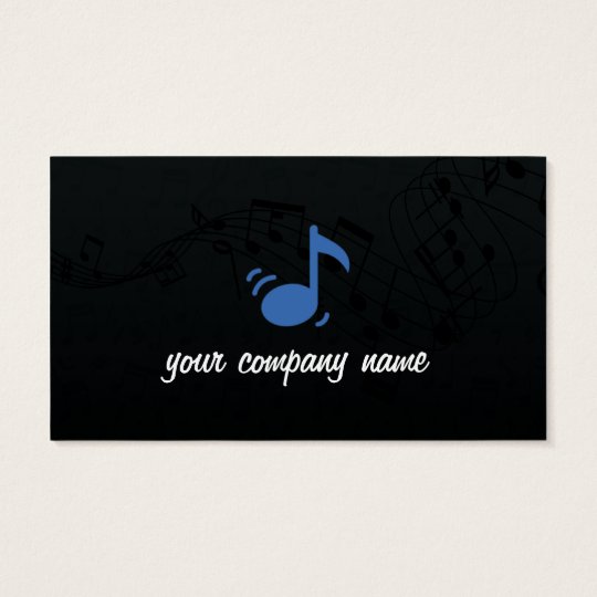 Music and musician Business card