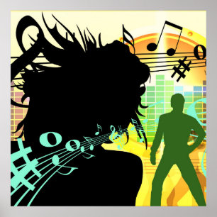 Music and Notes Poster