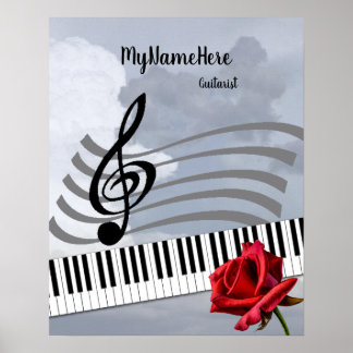 Music Appreciation and Talent personalize Poster
