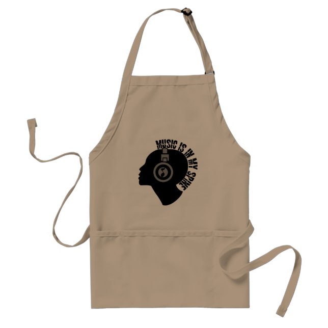 Music apron - choose style & colour (Front)