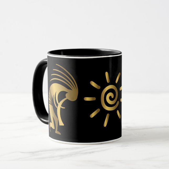 Music Arizona Golden Sun Kokopelli  Mug (Front Left)