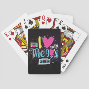 Music Art 90s Retro Cassette Party Playing Cards