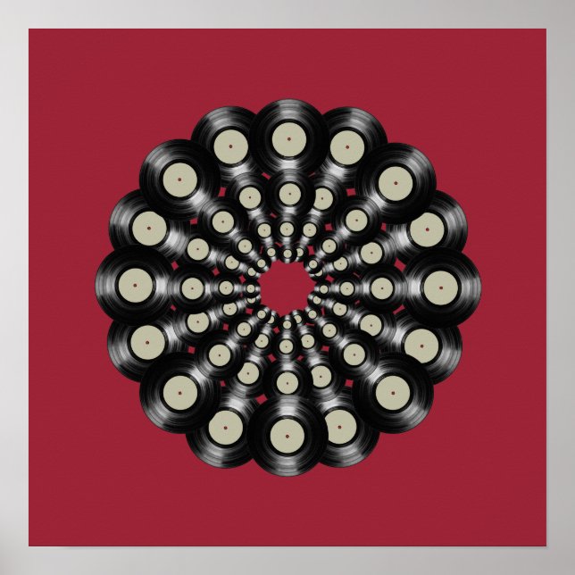 music art-decor / vinyl records poster (Front)