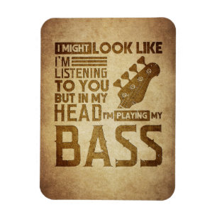 Music Art I Am Listening To You Magnet