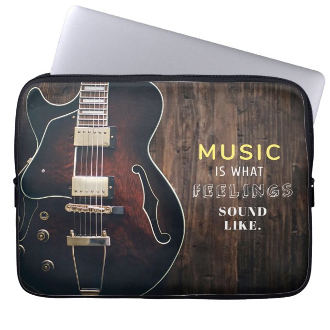 Music Art Music Are Feeling Laptop Sleeve (Front)